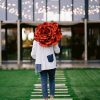 🌹 Trandafir gigant decorativ roșu - imagine 3